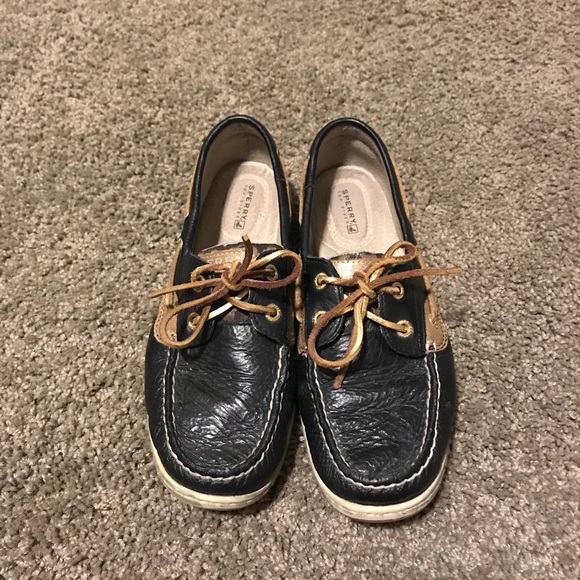 Gold and cheetah speedy topsider size 7.5 - Picture 2 of 8